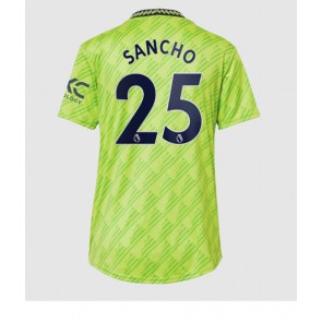 Manchester United Jadon Sancho #25 kläder Kvinnor 2022-23 Tredje Tröja Kortärmad